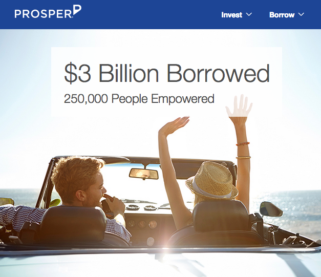 Launched in 2006, Prosper is one of the original peer-to-peer lending sites.