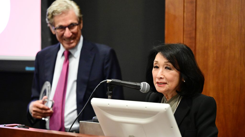Connie Chung with her husband, Maury Povich