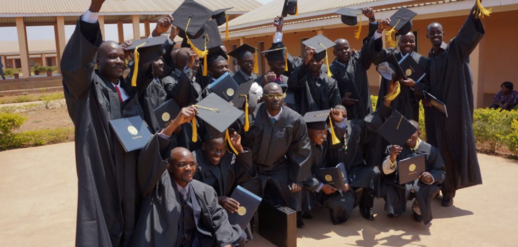 Refugee students in Dzaleka camp in Malawi.