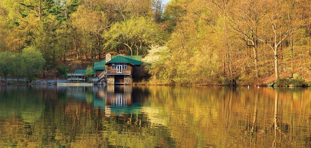 Fordham's Louis Calder Biological Field Station is on a 113-acre preserve in Armonk, New York.