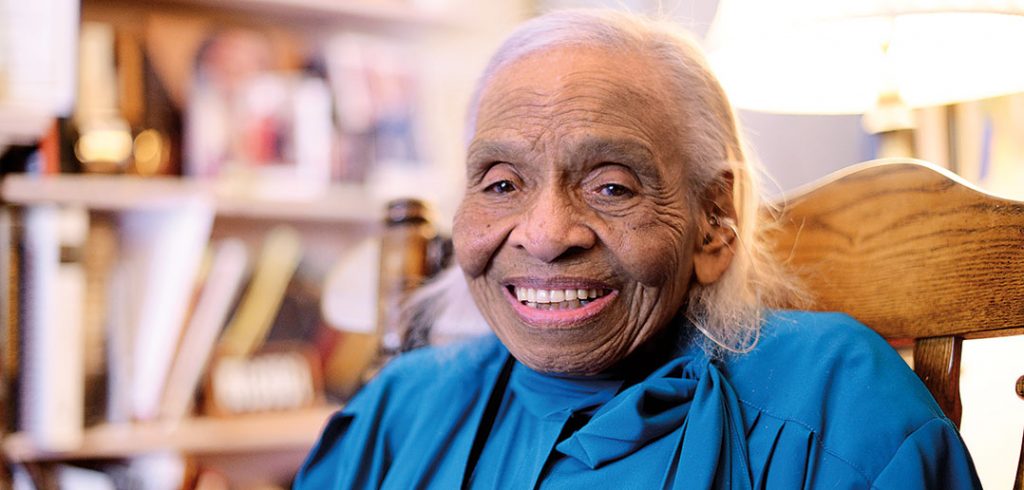 Olivia Hooker, the first black woman to enlist in the U.S. Coast Guard, taught psychology at Fordham from 1963 to 1985.