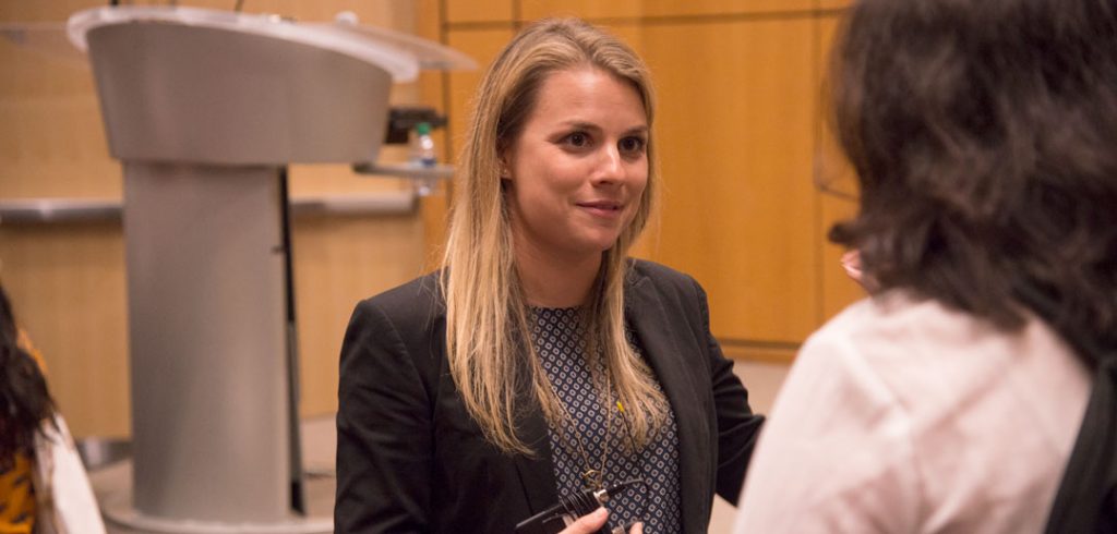 Sarah Greenwood, Gabelli '12, director of Olympics sales marketing at NBC Universal.