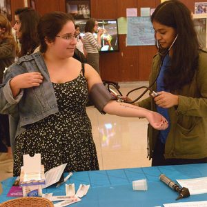 In the simulation a flip of the coin determined whether a refugee would get healthcare.