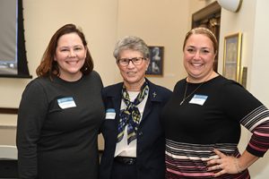 MacInnis celebrates Founder's Day with other Marymount alumnae