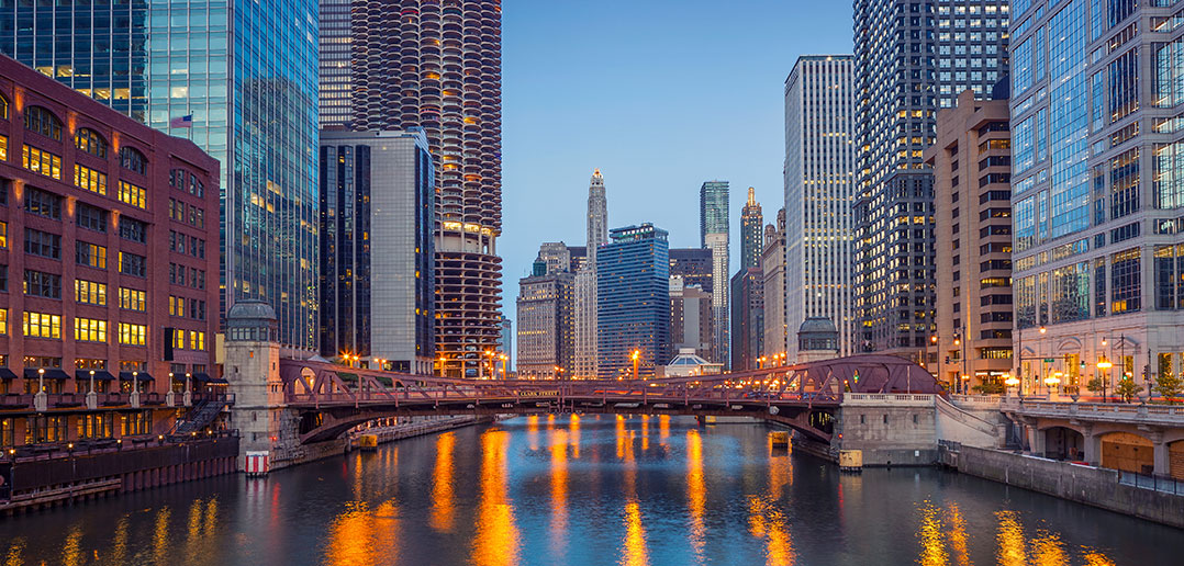 Downtown Chicago cityscape