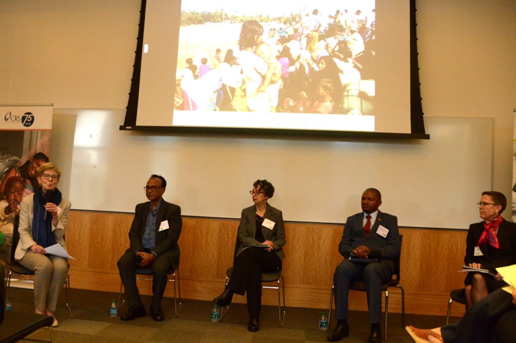 Jeri Eckhart-Queenan, Francis Atul Sarker, Clarisa Bencomo, Robert Baryamwesiga and Jennifer Poidatz