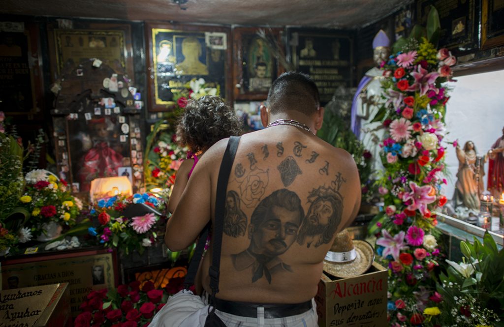 "Inside the chapel, Caliacán, 2015"