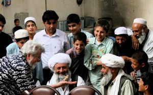 Verner performs for Afghan refugees in Iran.