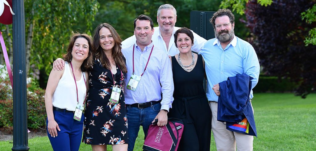 A group of alumni at Jubilee at Rose Hill