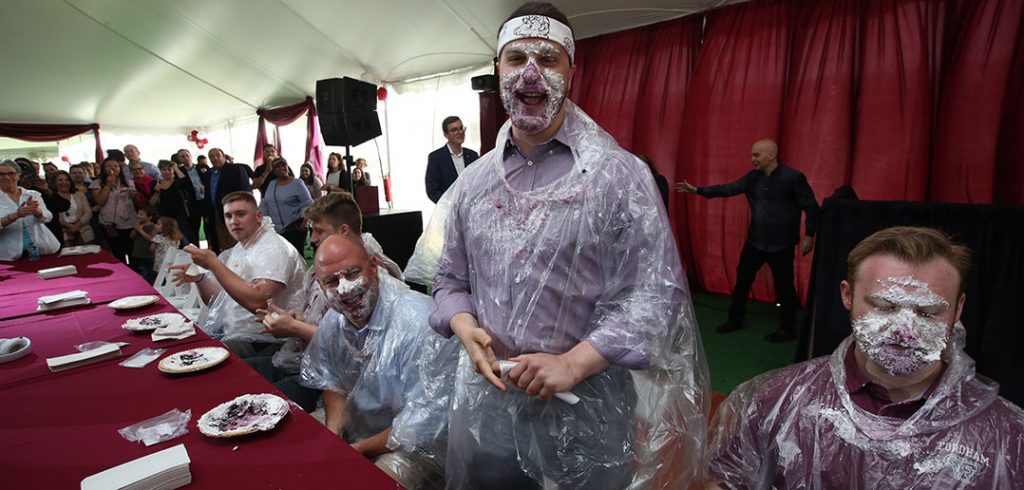 PIe-eating contest on Dagger John Day