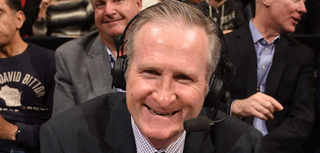 Jack Armstrong, FCLC ’86, GSAS ’88, is the color commentator for the Toronto Raptors.