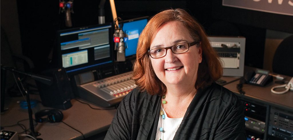 Lynn Neary in the NPR studios.