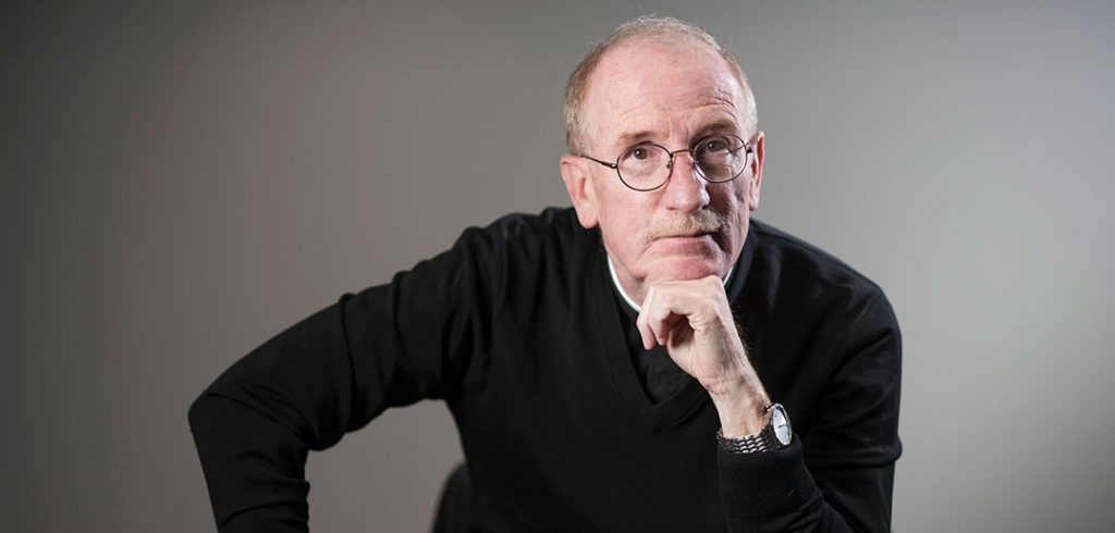 Joseph M. McShane, S.J., president of Fordham University, photographed at the Fordham London campus, October 30, 2018. Photo by David Rose