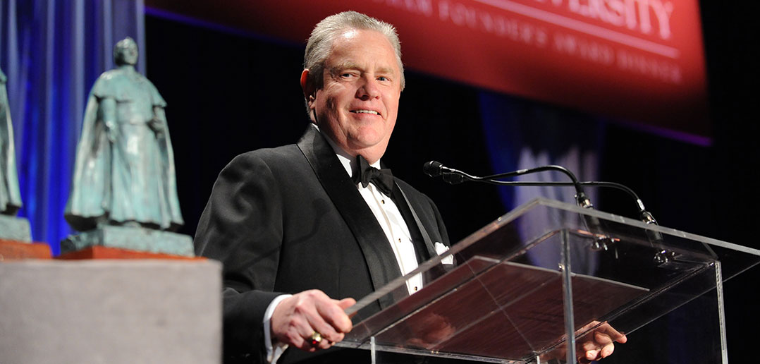 James P. Flaherty at the 2011 Fordham Founder's Dinner