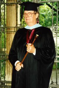 Harvey Humphrey at his second Bene Merenti ceremony