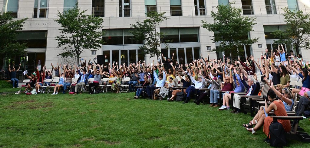 Students participate in interfaith picnic and prayer