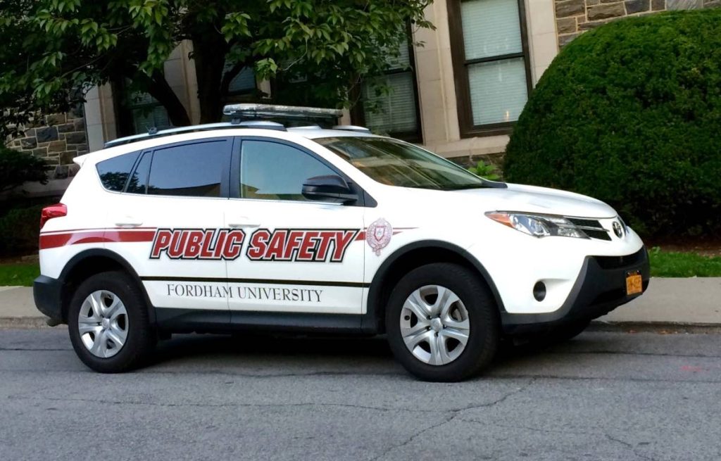 Fordham University Public Safety Vehicle