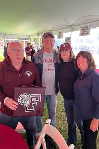 Ed Lambert, FCRH ’71, LAW ’75; Rich Hamm, FCRH ’71; Mary Hamm, GSE ’00; and Karen Lambert.