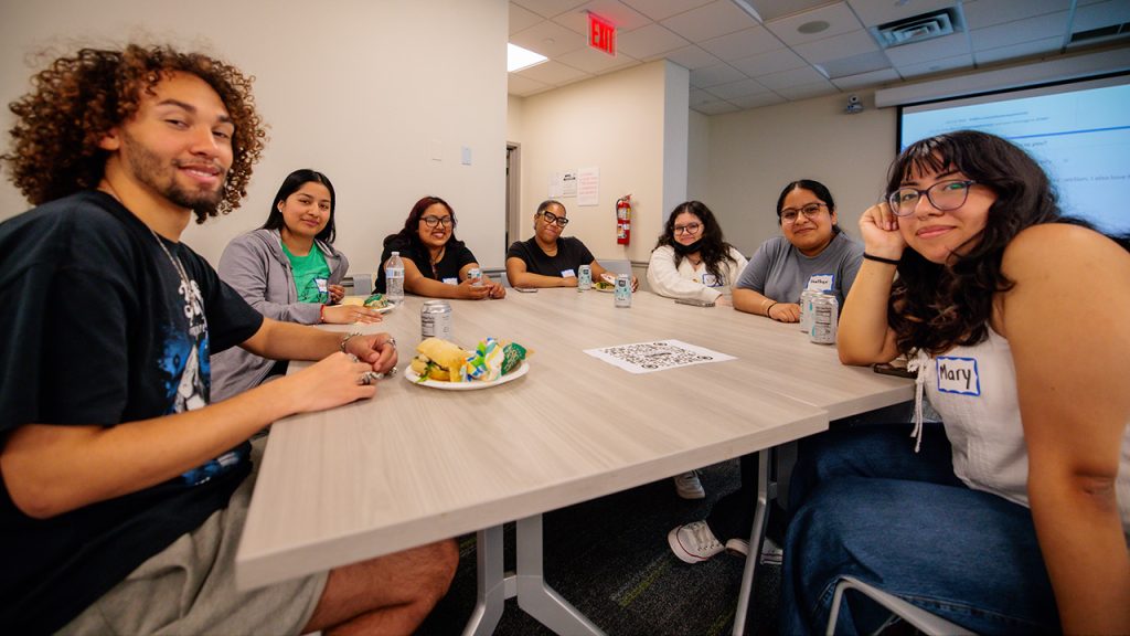 Student participants in the Demystifying Language Project at the project's June 4 website launch