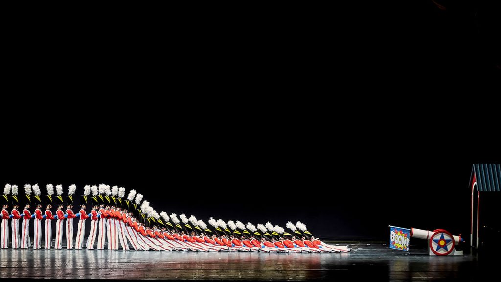 Rockettes performing in the Radio City Christmas Spectacular.